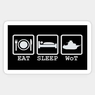 Eat Sleep WoT Sticker